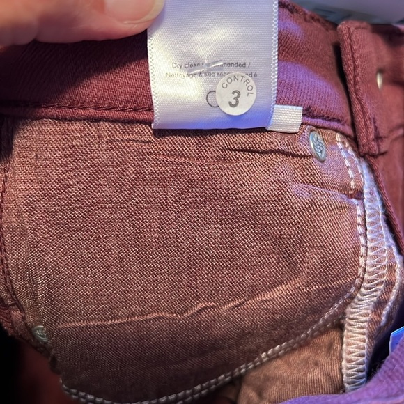 Rag & Bone Nina High Rise Skinny in Coated Plum Size 24 NWT - Picture 12 of 16